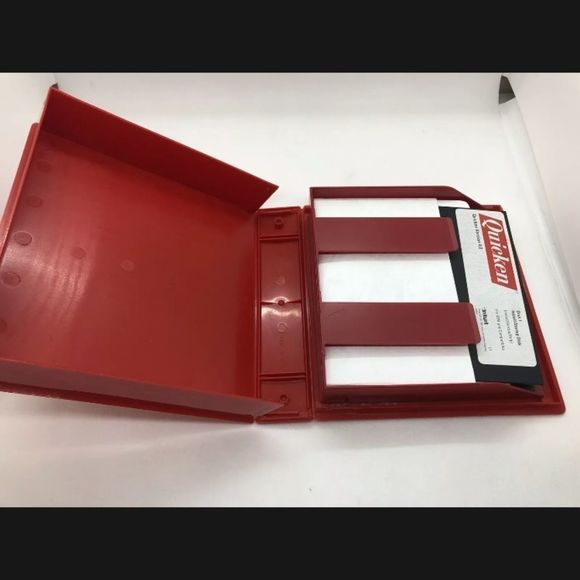 Vintage PC IBM 5.25 Floppy Disk Carry Case Monopoly Quicken Wheel Of Fortune Lot - Picture 4 of 7